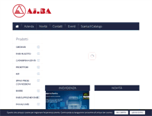 Tablet Screenshot of ajba.it